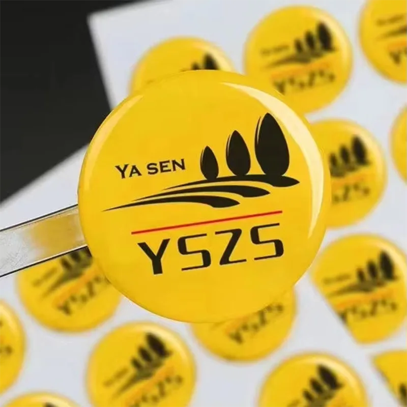 3D Epoxy Resin Stickers