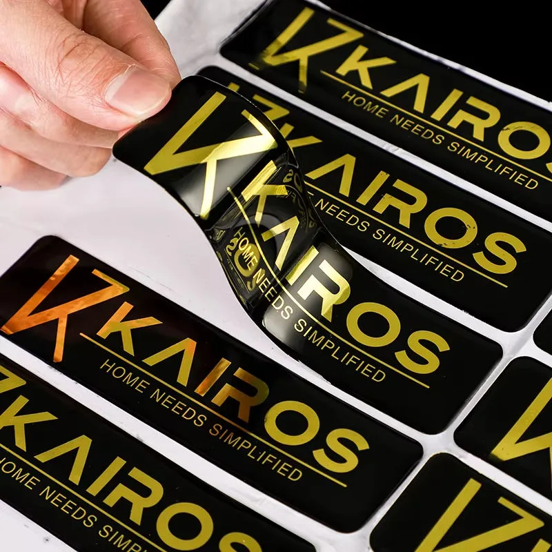 Clear Epoxy Resin Sticker