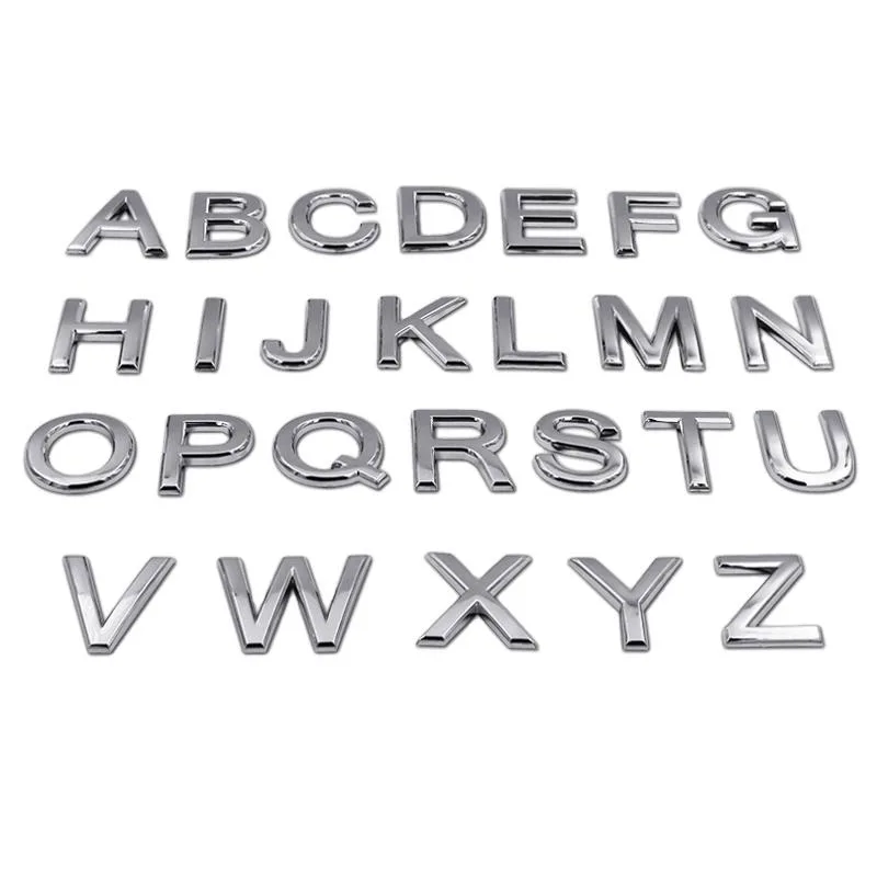 3D ABS Letters Emblem