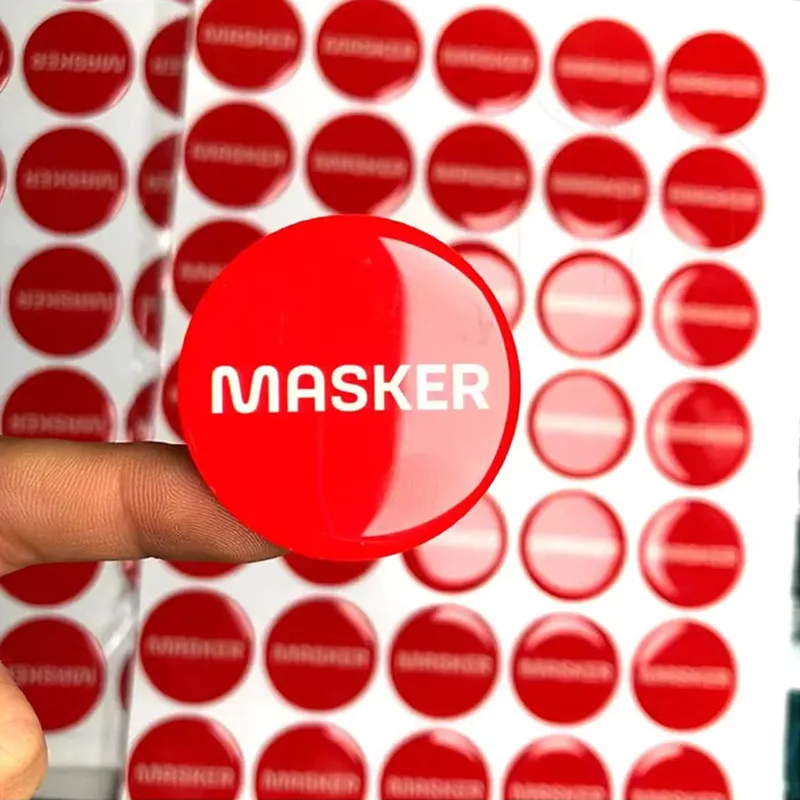 Domed Epoxy Resin Labels
