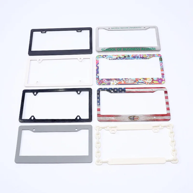 Meatl Car License Plate Frame
