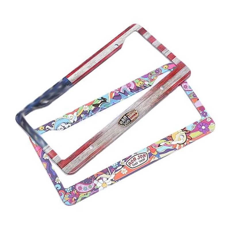 Meatl Car License Plate Frame